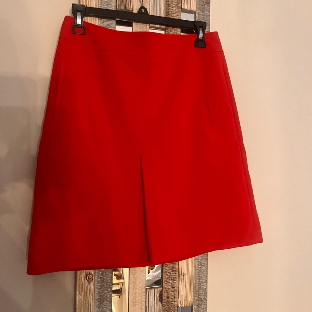 LOFT Red Mini Skirt 4P